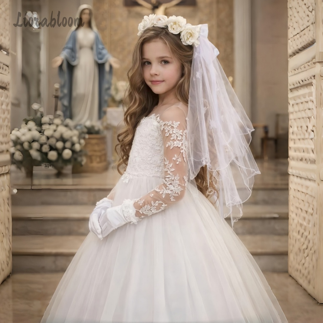 Girls' Lace Wedding Dress Cust - огляд і ціна Formal Skirt