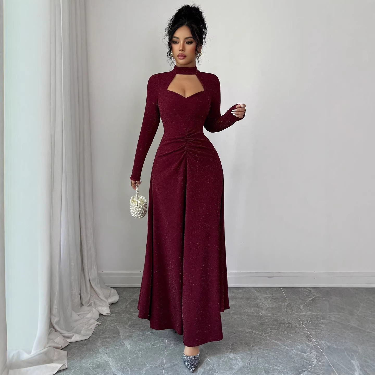 20256 Spring Sexy Fitted Midi  - огляд і ціна Midi Dress