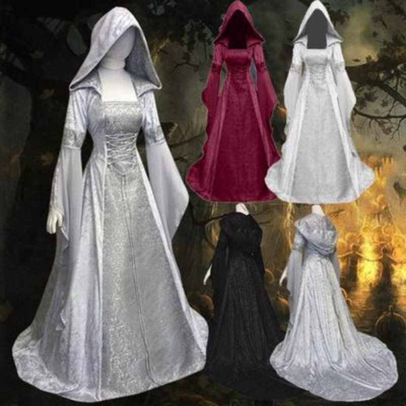Women's Cosplay Costume Mediev - огляд і ціна Wedding Dress