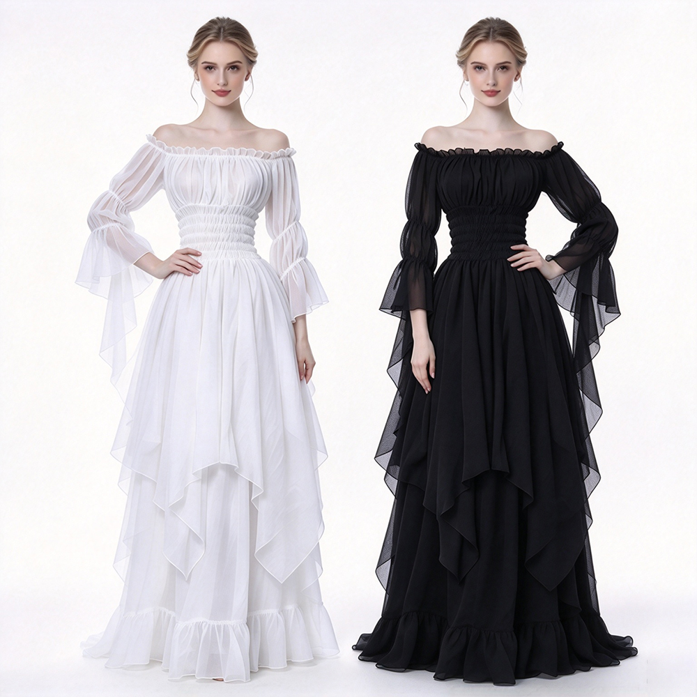 Medieval Dress Retro Off-The-S - огляд і ціна Lace Dress