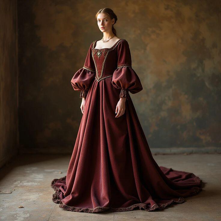 Vintage Victorian Baroque Even - огляд і ціна Evening Gown