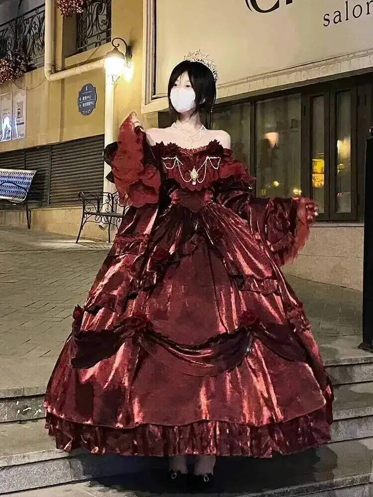 Beauty Princess Dress Red Loli - огляд і ціна Formal Skirt
