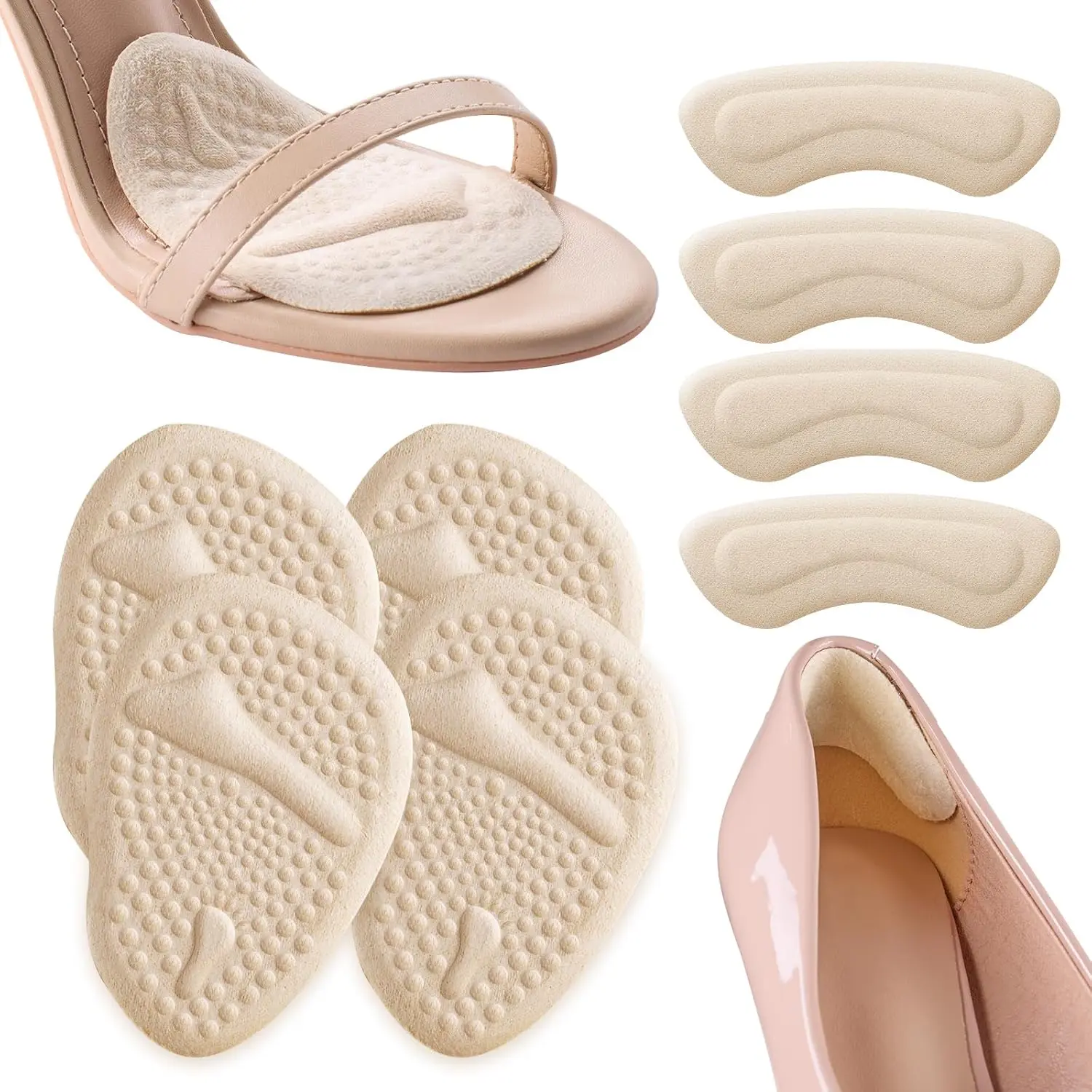 2 Sets Heel Pads, Ball of Foot - огляд і ціна Womens Heels