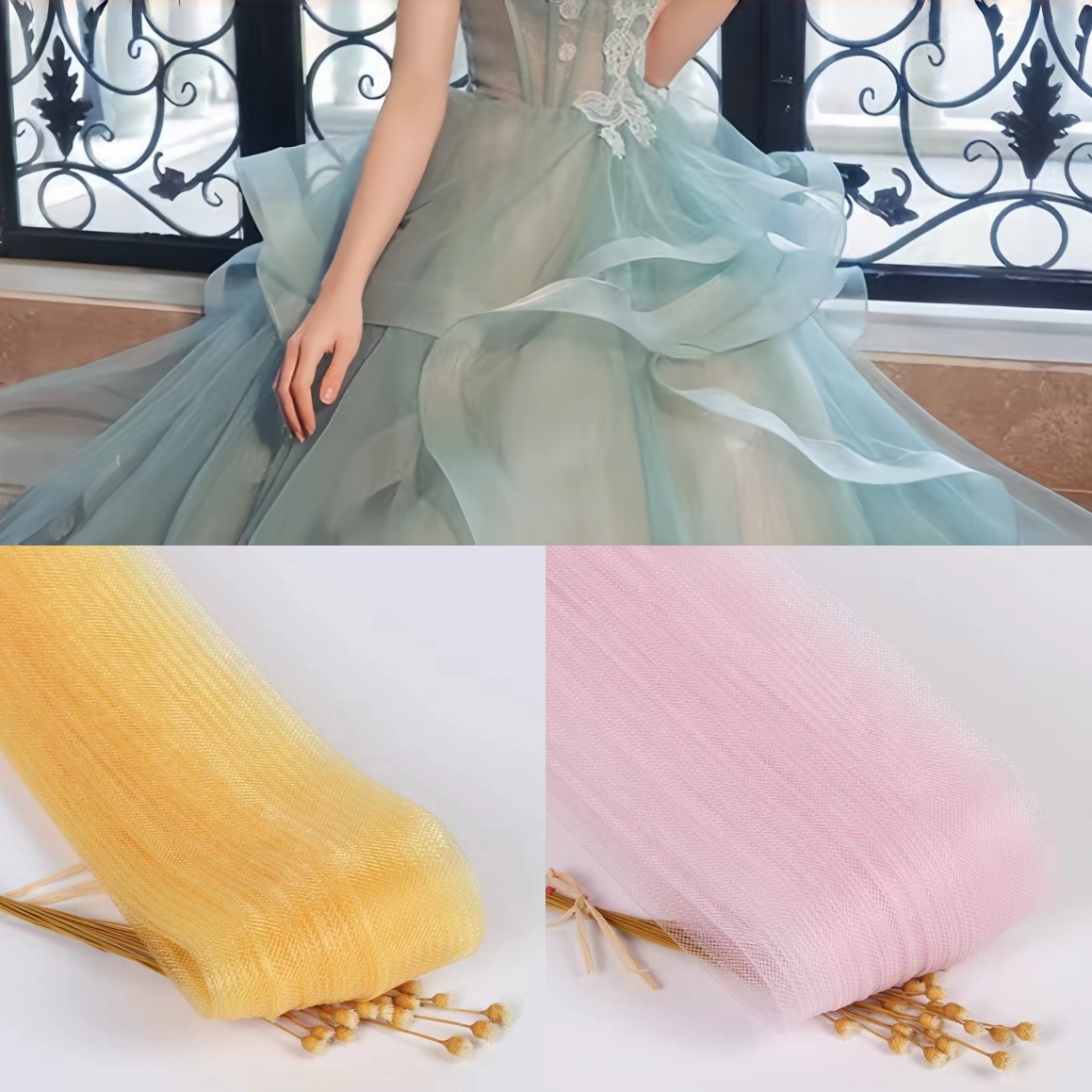 Elastic Mesh for Sewing Weddin - огляд і ціна Wedding Dress